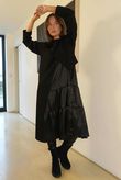 Oscar Rumi Smock Dress Leopard Black /9=